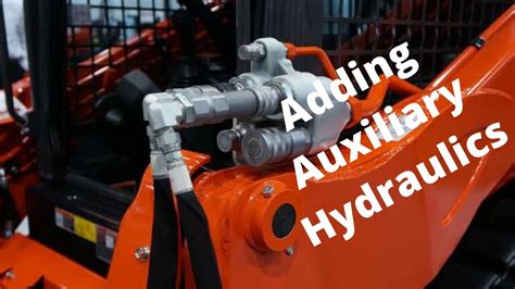 add auxiliary hydraulics skid steer|hydraulic attachments for skid steer.